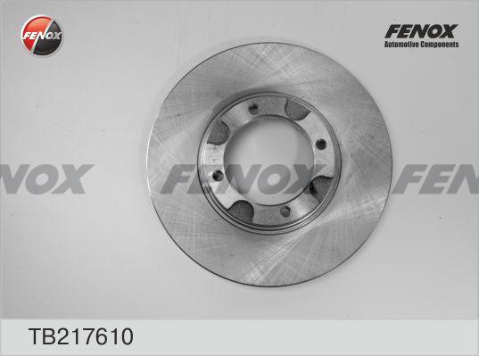 Fenox TB217610 - Спирачен диск vvparts.bg