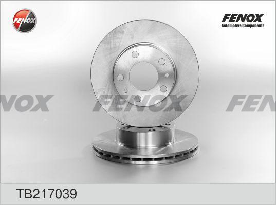 Fenox TB217039 - Спирачен диск vvparts.bg