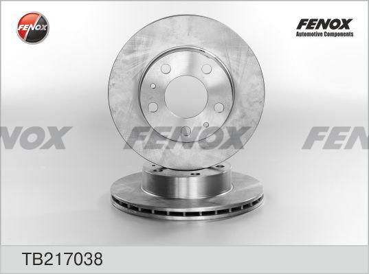 Fenox TB217038 - Спирачен диск vvparts.bg