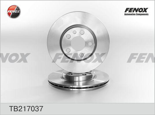 Fenox TB217037 - Спирачен диск vvparts.bg