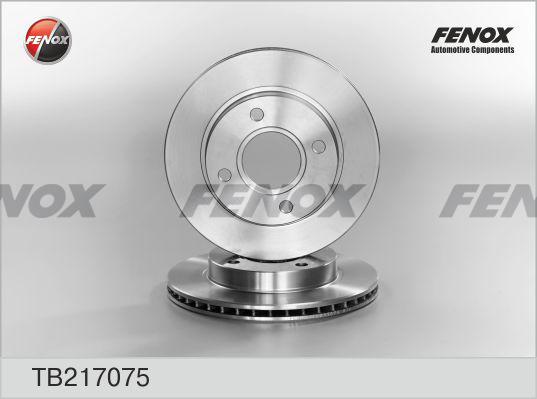 Fenox TB217075 - Спирачен диск vvparts.bg