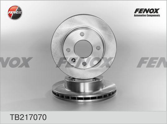 Fenox TB217070 - Спирачен диск vvparts.bg