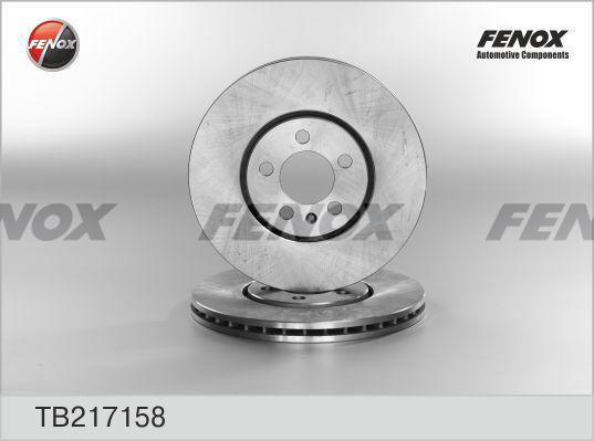 Fenox TB217158 - Спирачен диск vvparts.bg