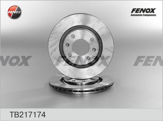 Fenox TB217174 - Спирачен диск vvparts.bg