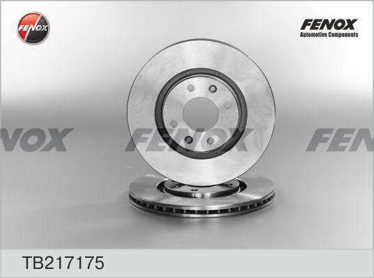 Fenox TB217175 - Спирачен диск vvparts.bg