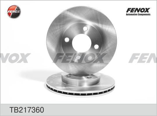 Fenox TB217360 - Спирачен диск vvparts.bg