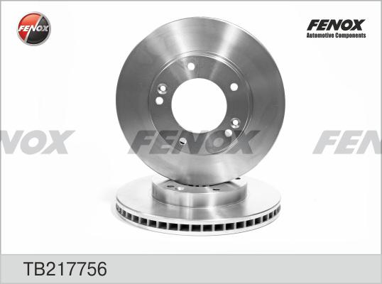 Fenox TB217756 - Спирачен диск vvparts.bg