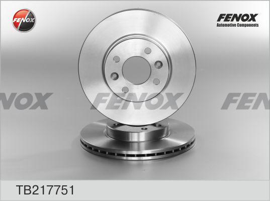 Fenox TB217751 - Спирачен диск vvparts.bg