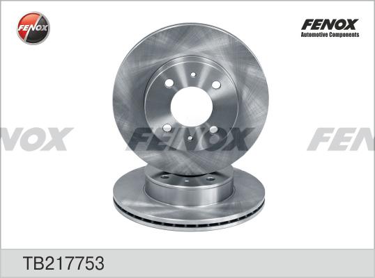 Fenox TB217753 - Спирачен диск vvparts.bg