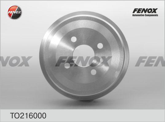 Fenox TO216000 - Спирачен барабан vvparts.bg