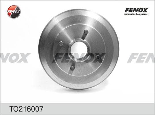 Fenox TO216007 - Спирачен барабан vvparts.bg