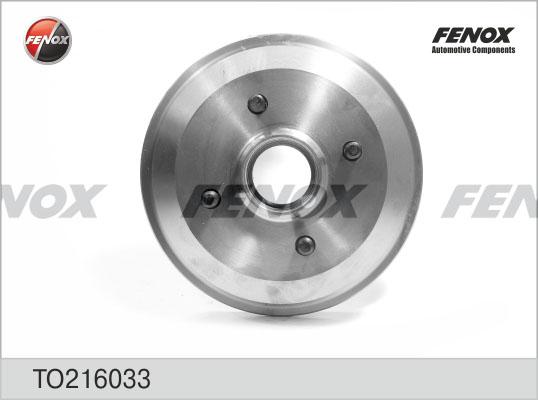 Fenox TO216033 - Спирачен барабан vvparts.bg