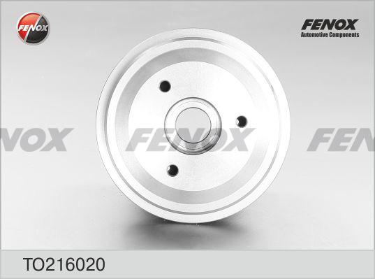 Fenox TO216020 - Спирачен барабан vvparts.bg