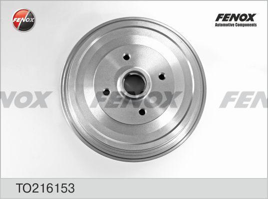 Fenox TO216153 - Спирачен барабан vvparts.bg