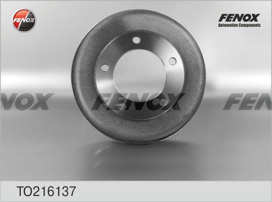 Fenox TO216137 - Спирачен барабан vvparts.bg