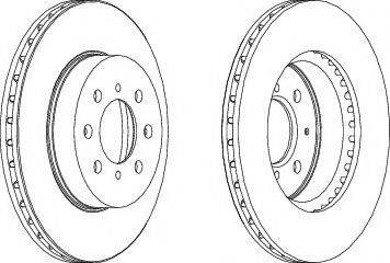 Ferodo DDF492C-1 - Спирачен диск vvparts.bg