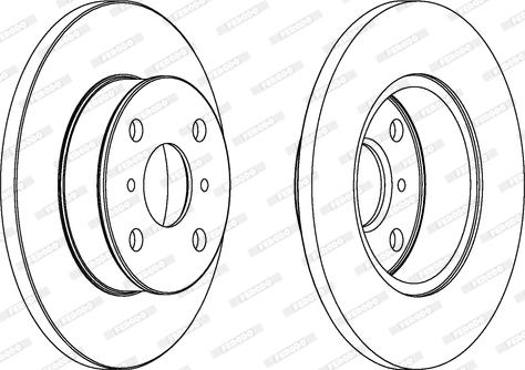 Nisshinbo ND1064K - Спирачен диск vvparts.bg