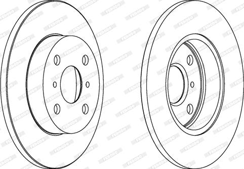 BENDIX 561104B - Спирачен диск vvparts.bg