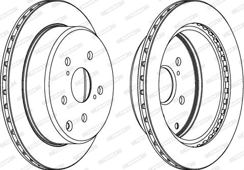 Ferodo DDF687 - Спирачен диск vvparts.bg