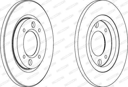 FOMAR Friction FO 2056 - Спирачен диск vvparts.bg