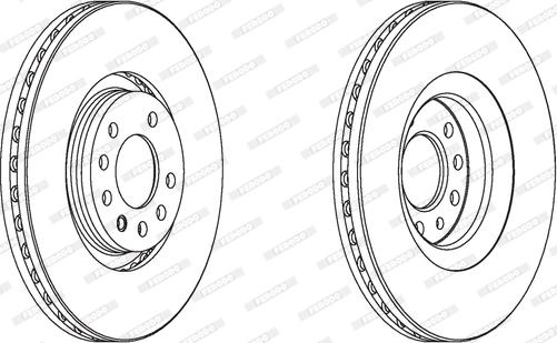 Ferodo DDF1904 - Спирачен диск vvparts.bg