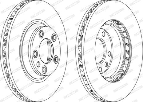 Ferodo DDF1408LC-1-D - Спирачен диск vvparts.bg