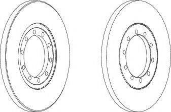 Jurid 562537JC - Спирачен диск vvparts.bg