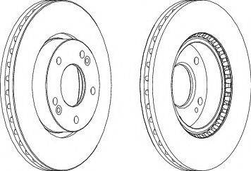 Ferodo DDF1619-1 - Спирачен диск vvparts.bg