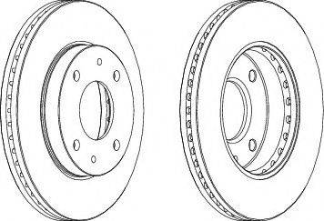 Ferodo DDF1614-1 - Спирачен диск vvparts.bg