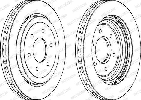 Ferodo DDF1611 - Спирачен диск vvparts.bg