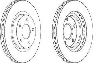 Ferodo DDF1624-1 - Спирачен диск vvparts.bg