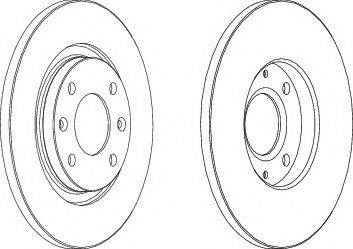 Ferodo DDF1000C-1 - Спирачен диск vvparts.bg