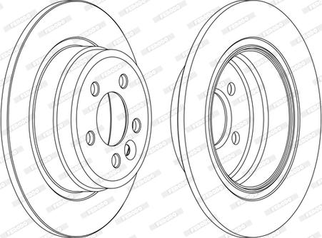 Ferodo DDF1081C-D - Спирачен диск vvparts.bg