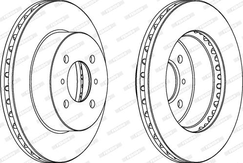 Ferodo DDF1193 - Спирачен диск vvparts.bg