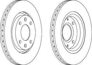 Ferodo DDF1140-1 - Спирачен диск vvparts.bg