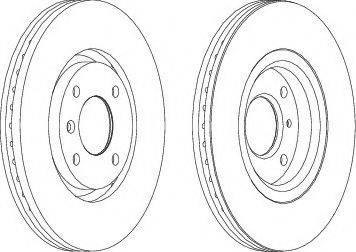 Ferodo DDF1152-1 - Спирачен диск vvparts.bg