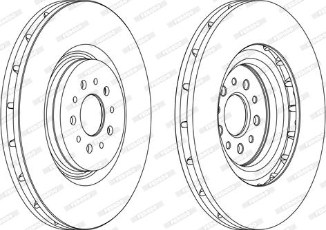 Ferodo DDF1183 - Спирачен диск vvparts.bg