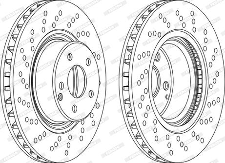 Ferodo DDF1120DC-1-D - Спирачен диск vvparts.bg