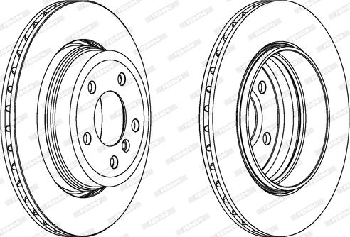 Ferodo DDF1297 - Спирачен диск vvparts.bg