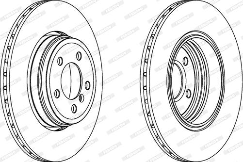 Ferodo DDF1247 - Спирачен диск vvparts.bg