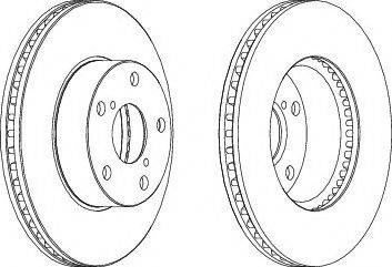 Ferodo DDF1216-1 - Спирачен диск vvparts.bg