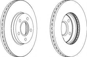 Ferodo DDF1222C-1 - Спирачен диск vvparts.bg