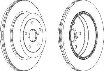 Ferodo DDF1751-1 - Спирачен диск vvparts.bg