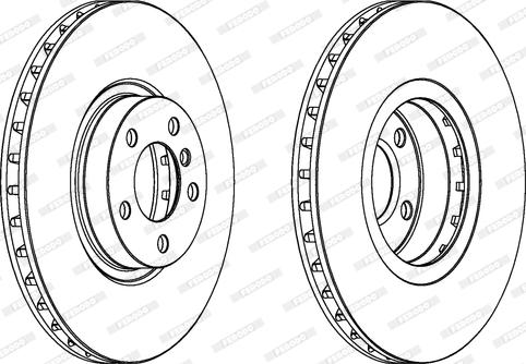 Ferodo DDF1713 - Спирачен диск vvparts.bg