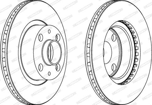 Ferodo DDF171 - Спирачен диск vvparts.bg