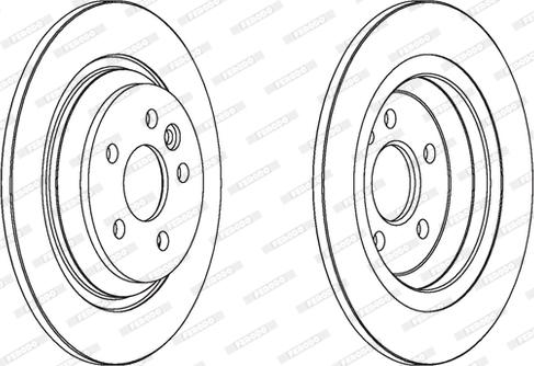 Ferodo DDF1720 - Спирачен диск vvparts.bg