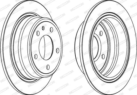 Febi Bilstein 04093 - Спирачен диск vvparts.bg