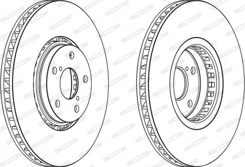 Ferodo DDF2498RC-1 - Спирачен диск vvparts.bg