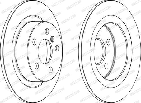 Ferodo DDF2612C - Спирачен диск vvparts.bg