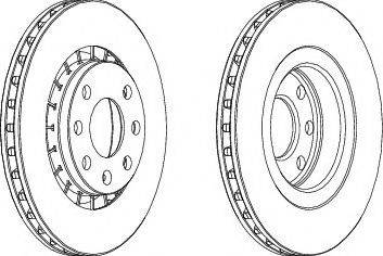 Ferodo DDF2061 - Спирачен диск vvparts.bg